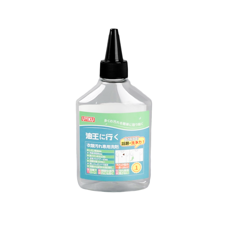 Flacone in PET per detersivo per bucato trasparente visibile da 300 ml