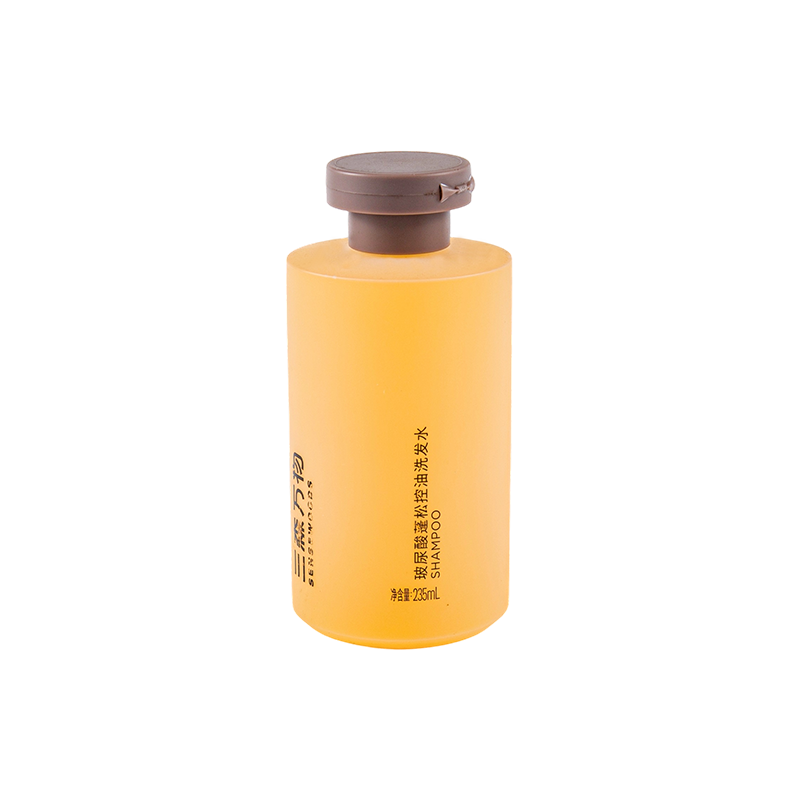 Flacone rotondo in PP resistente agli agenti chimici e all'usura da 230 ml