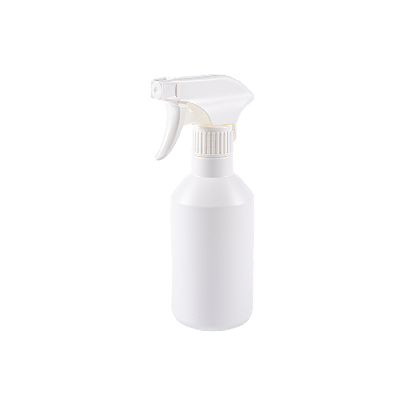 Flacone rotondo in PE disinfettante resistente alle gocce e alla pressione da 300 ml