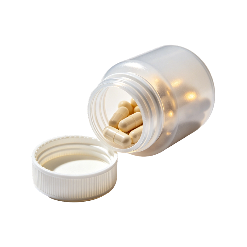 Flacone per capsula rotonda nutraceutica in compresse vitaminiche HDPE da 100 ml 150 ml